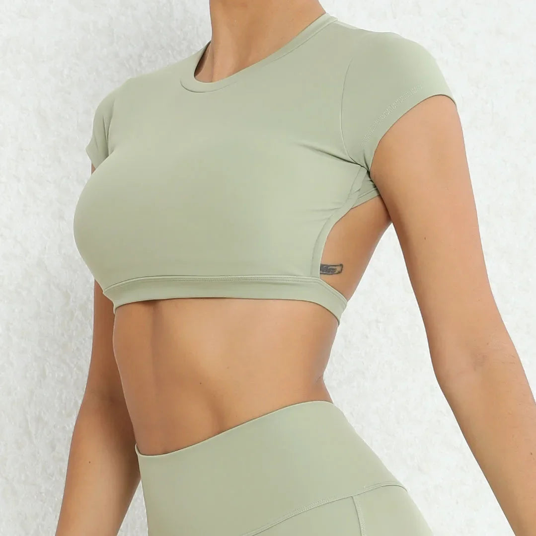 Sports Top Woman Gym Shirt