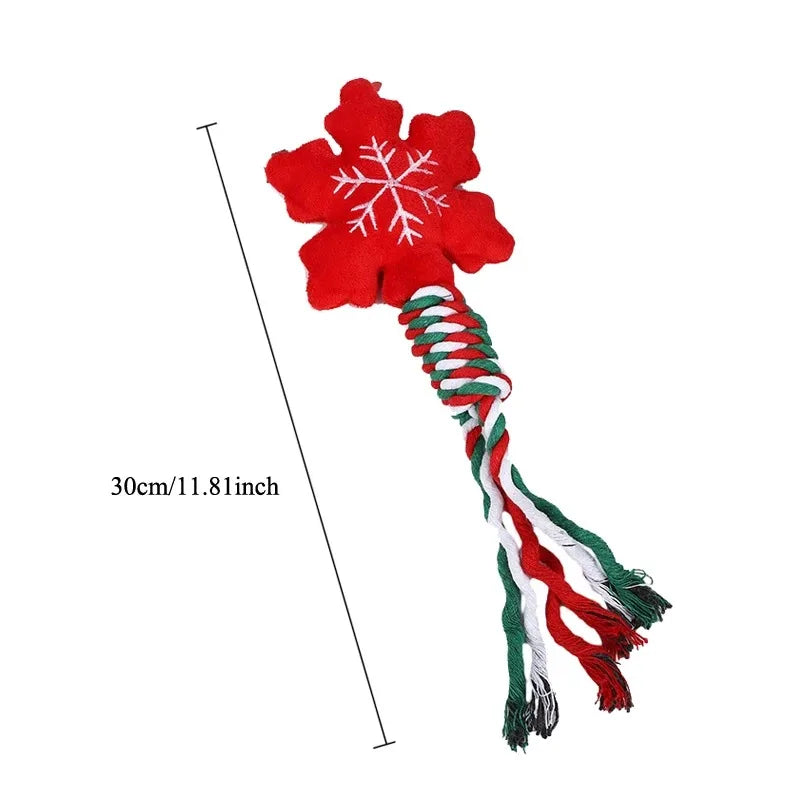 Christmas Squeaky Chew Toys