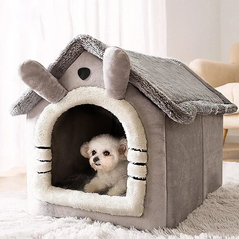 Pet Warmth Winter Tent House