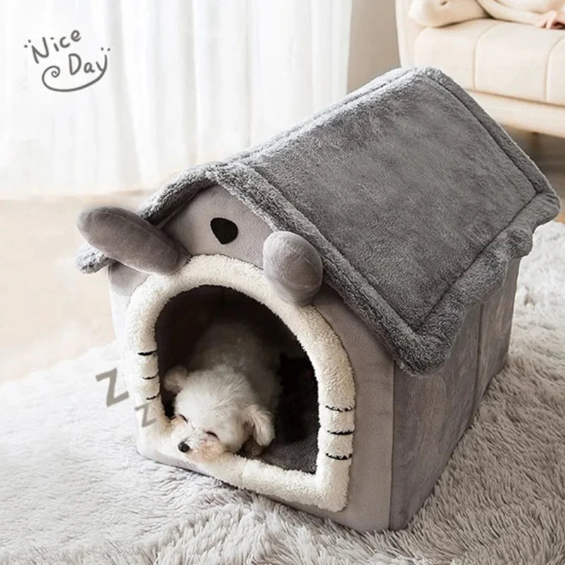 Pet Warmth Winter Tent House