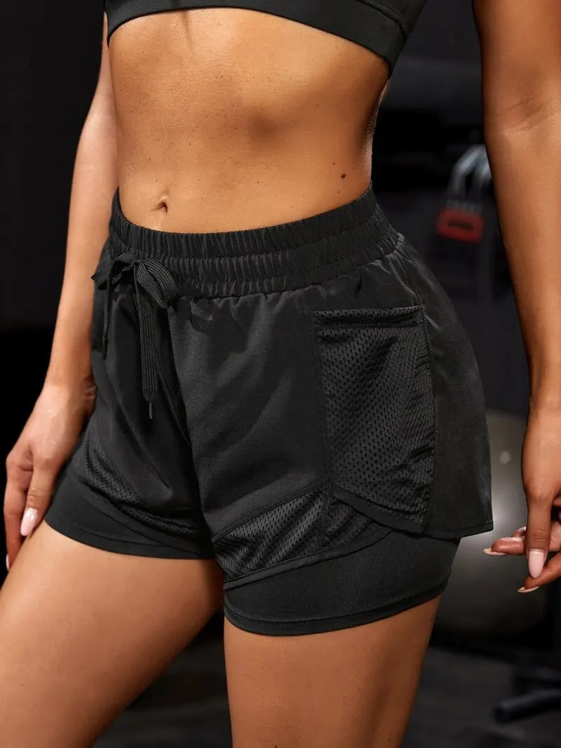 2 in 1 Sports Shorts