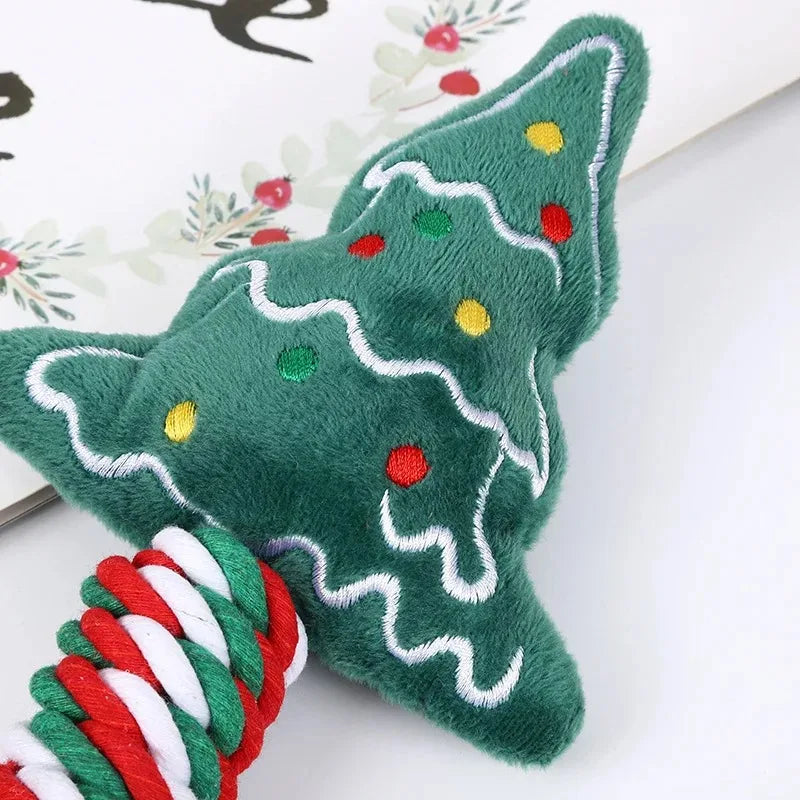 Christmas Squeaky Chew Toys