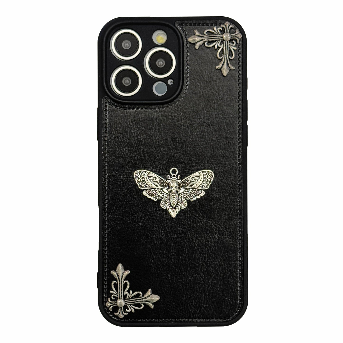 Luxury Gothic Leather Phone Case