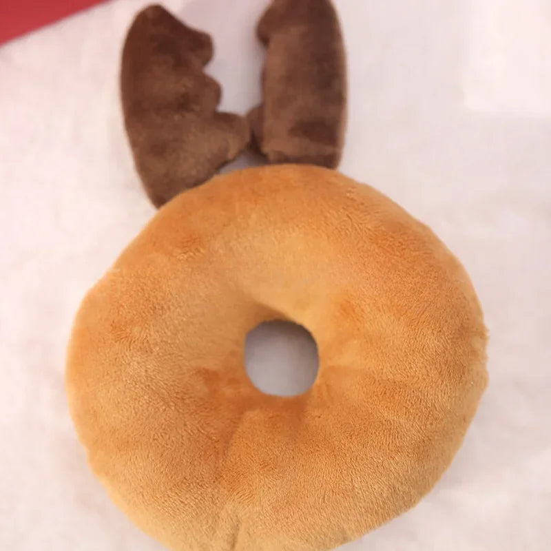 Pet Chrismas Donut Toy