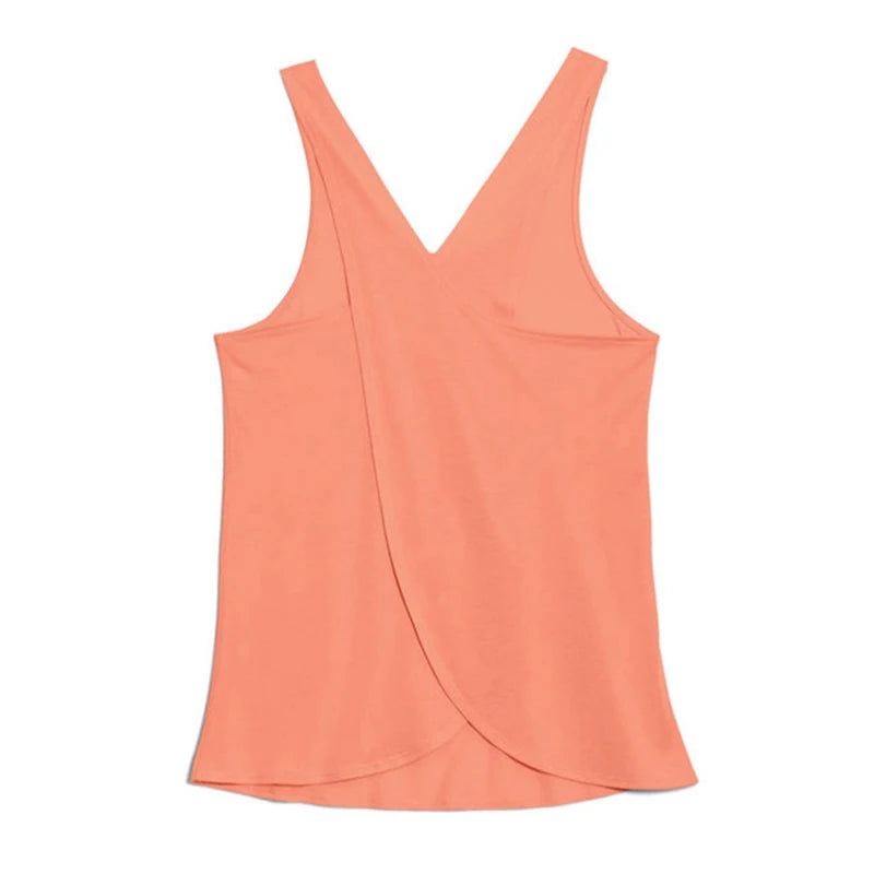 Wrap Back Tank Tops