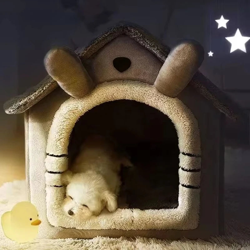 Pet Warmth Winter Tent House