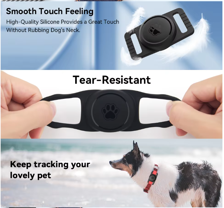 Silicone Airtag Collar Holder