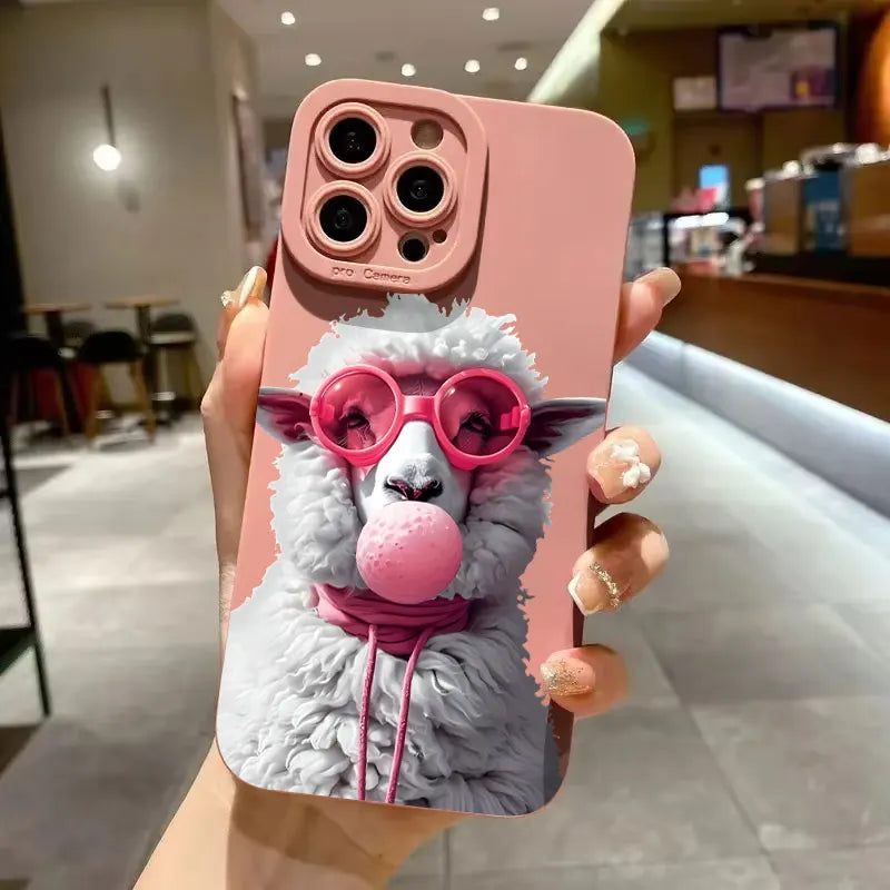 Cute Sheep Pattern Phone Case