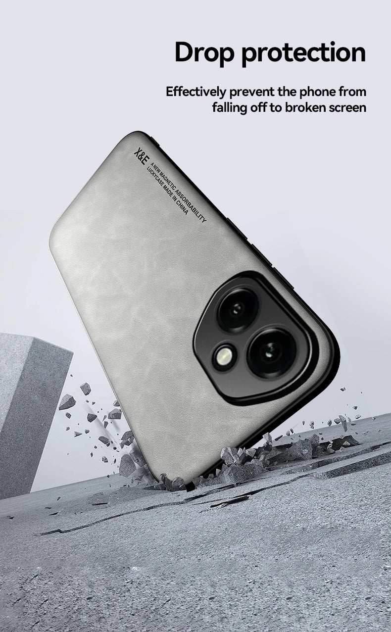 Luxury Leather Magnetic Phone Case