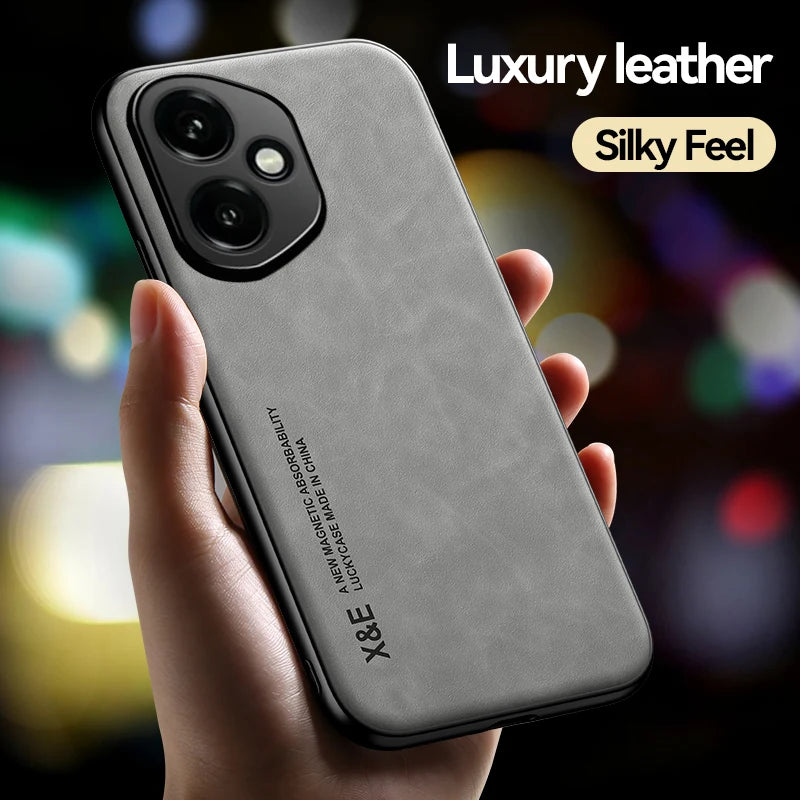 Luxury Leather Magnetic Phone Case