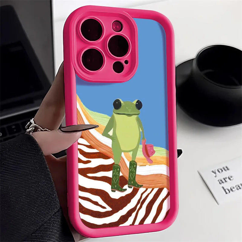 Cute Flowers Silicone Phone Case