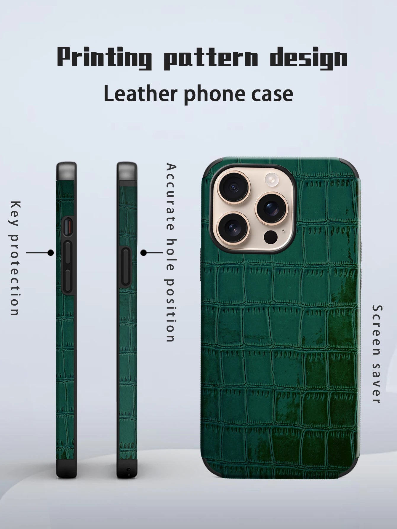 Artificial Leather Crocodile Pattern