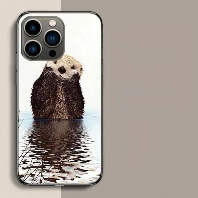 Lovely Sea Otter IPhone Case