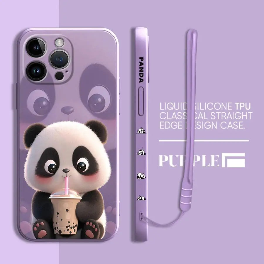 Cute Panda Phone Case