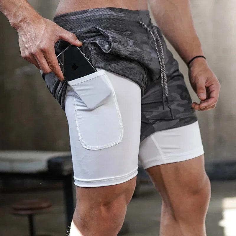 2 In 1 Running Shorts