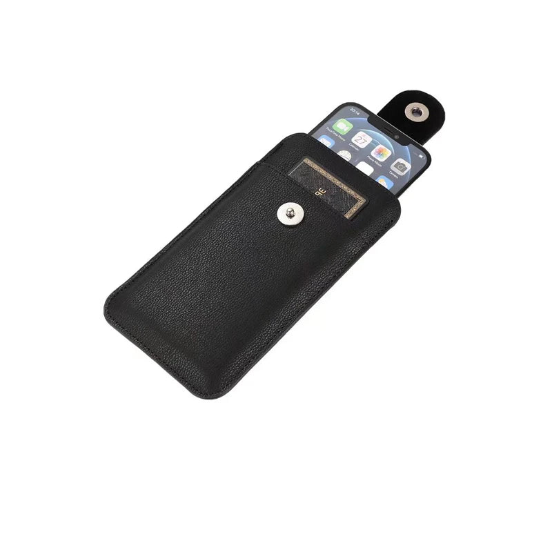 Leather Phone Pouch Waist Bag