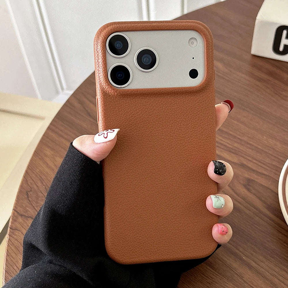 Luxury Leather Texture Phone Case