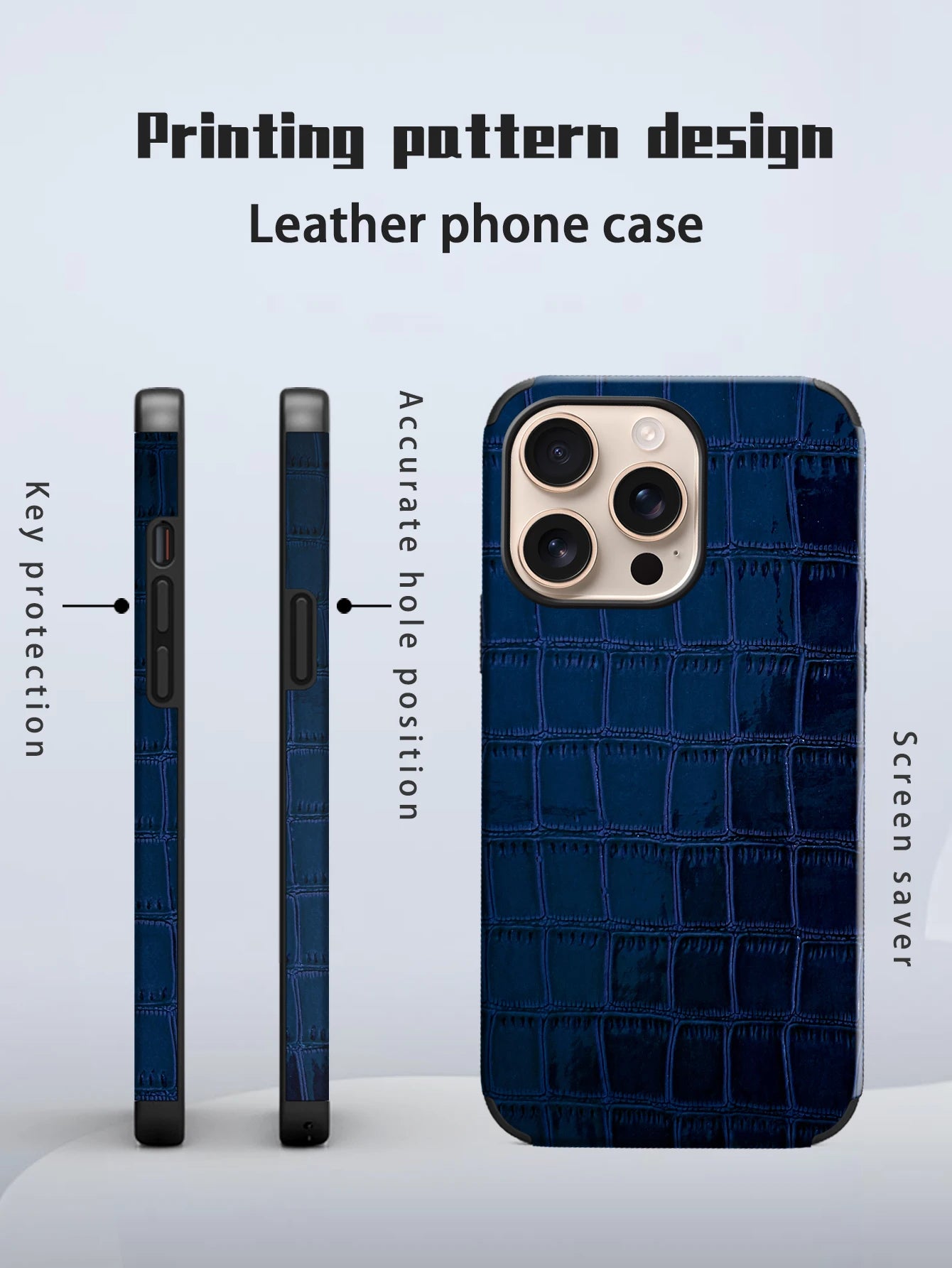 Artificial Leather Crocodile Pattern