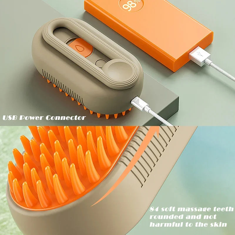 3 in 1 Pet Steam Hair Removal Brush