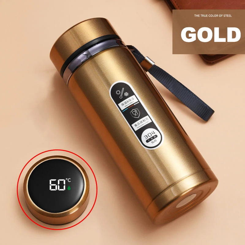 Stainless Steel  Bottle with LED Temperature Display
