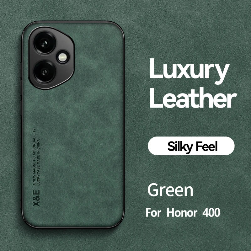 Luxury Leather Magnetic Phone Case