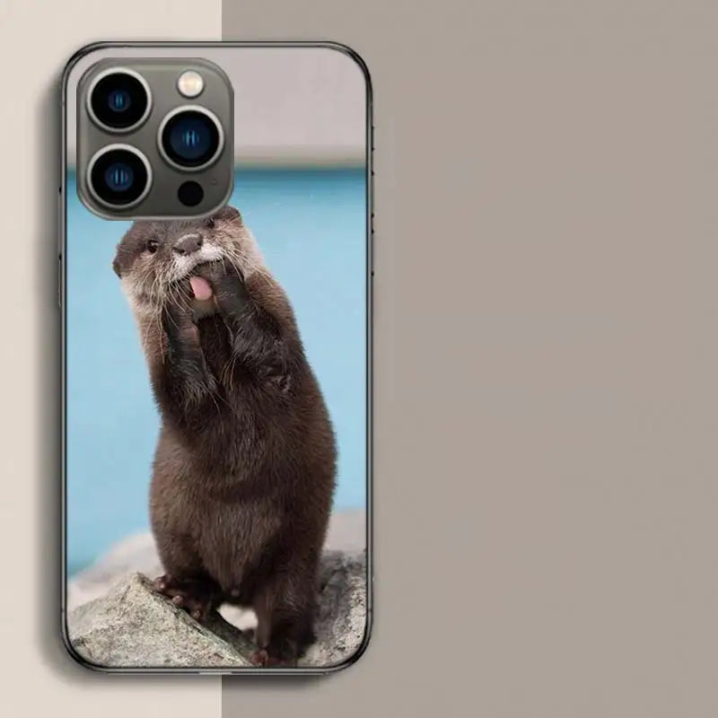 Lovely Sea Otter IPhone Case