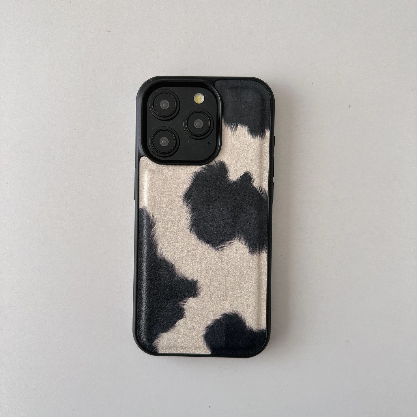Leather Cow Print Phone Case