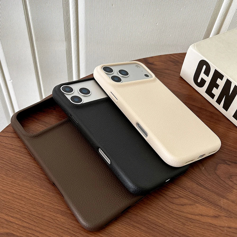 Luxury Leather Texture Phone Case