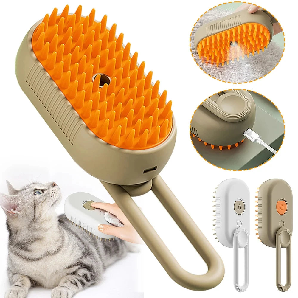 3 in 1 Pet Steam Hair Removal Brush