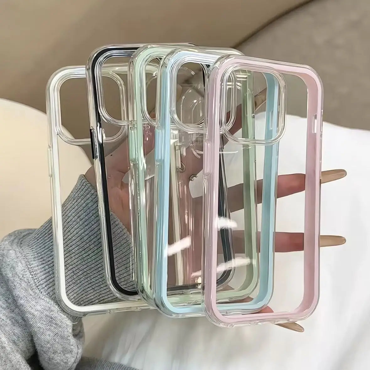 Candy Color Frame Phone Case