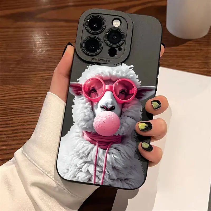 Cute Sheep Pattern Phone Case