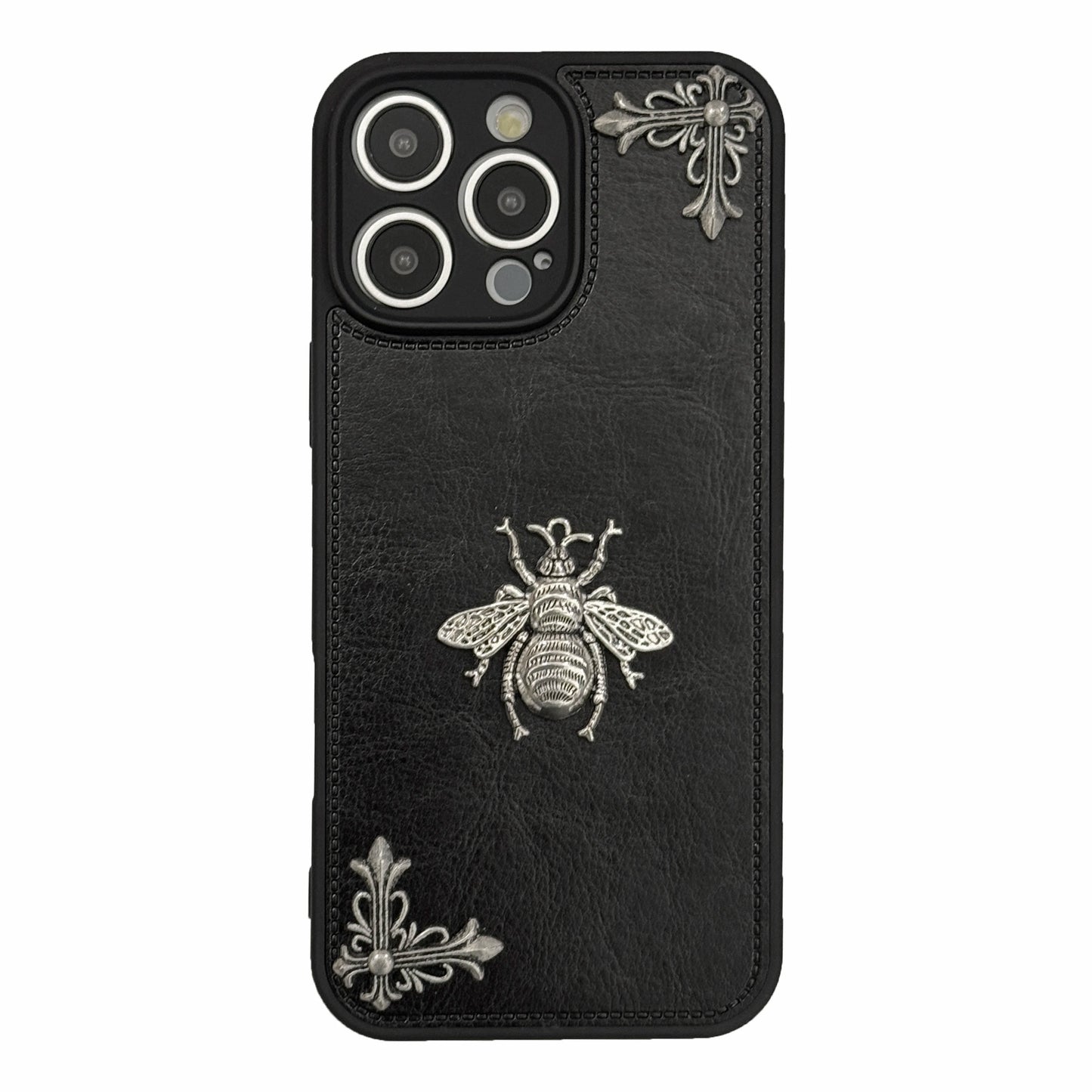 Luxury Gothic Leather Phone Case