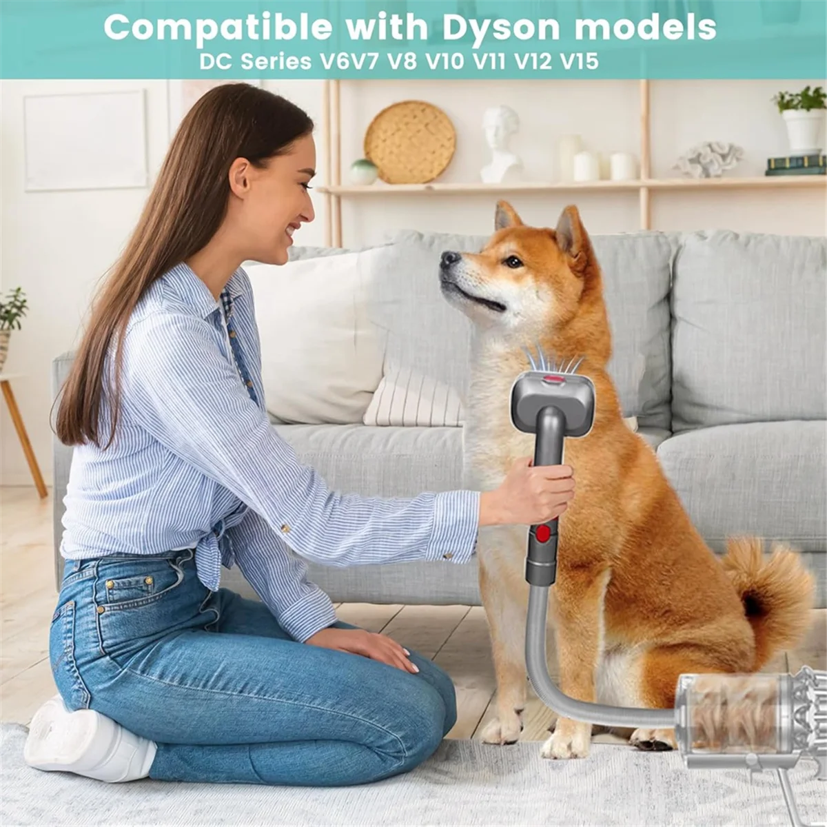 Pet Grooming Kit for Dyson Vacuum