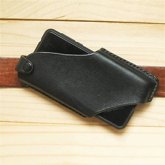 Leather Phone Case Belt Waist Bag