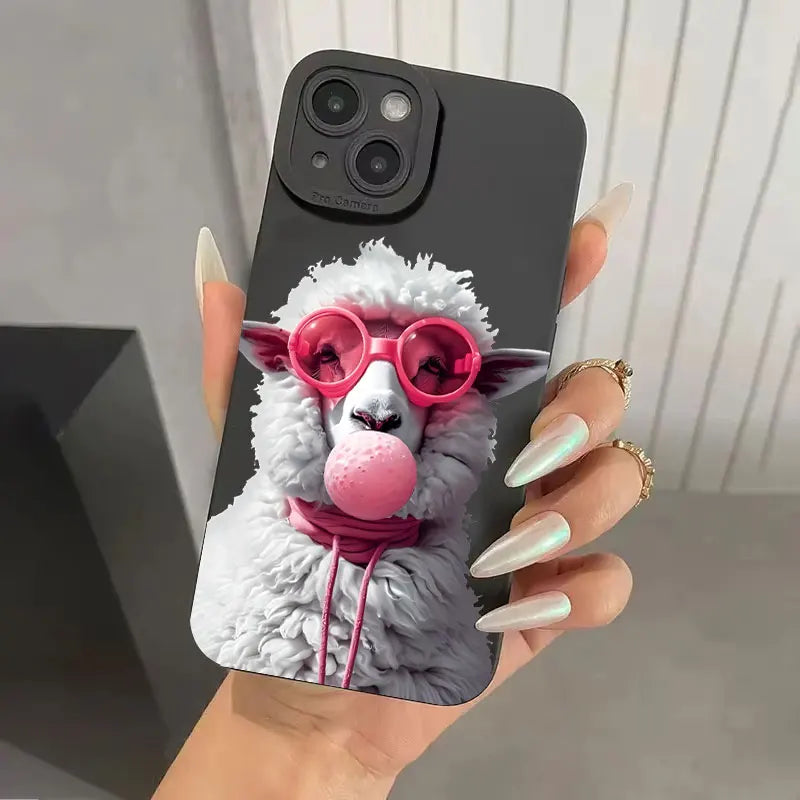 Cute Sheep Pattern Phone Case