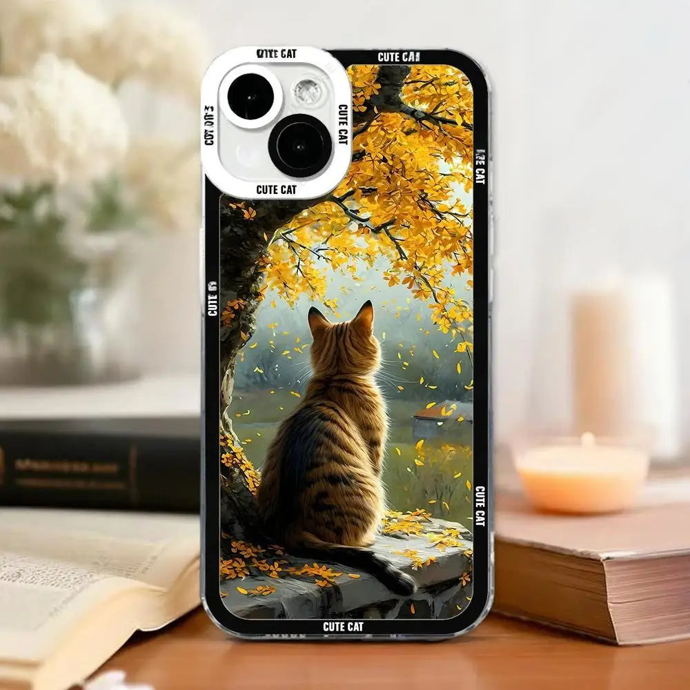 Cute Animal Cat Phone Case