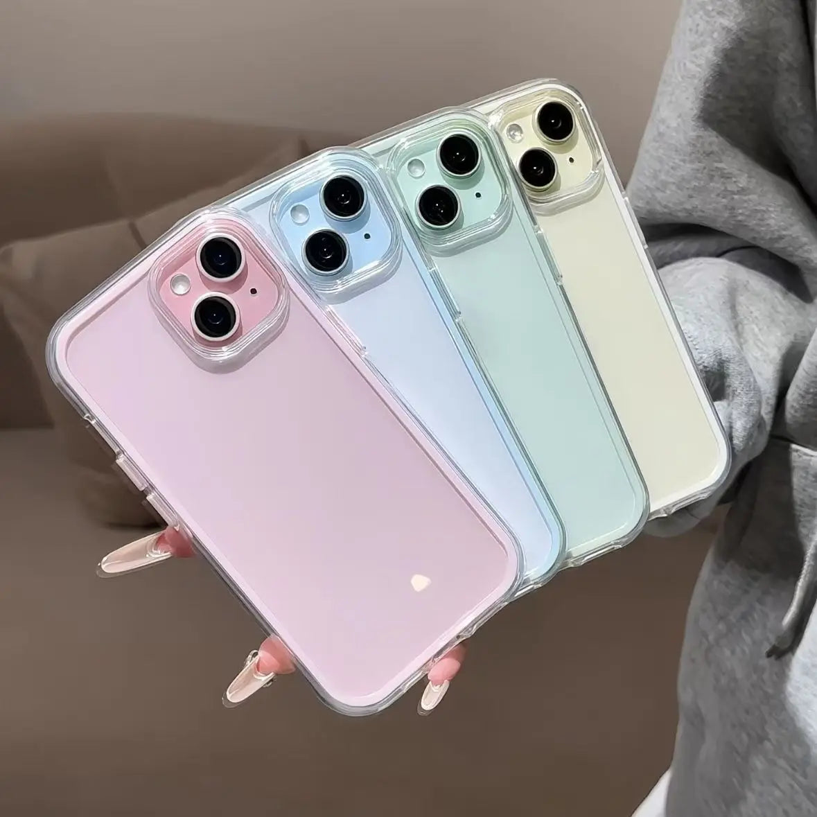 Candy Color Frame Phone Case