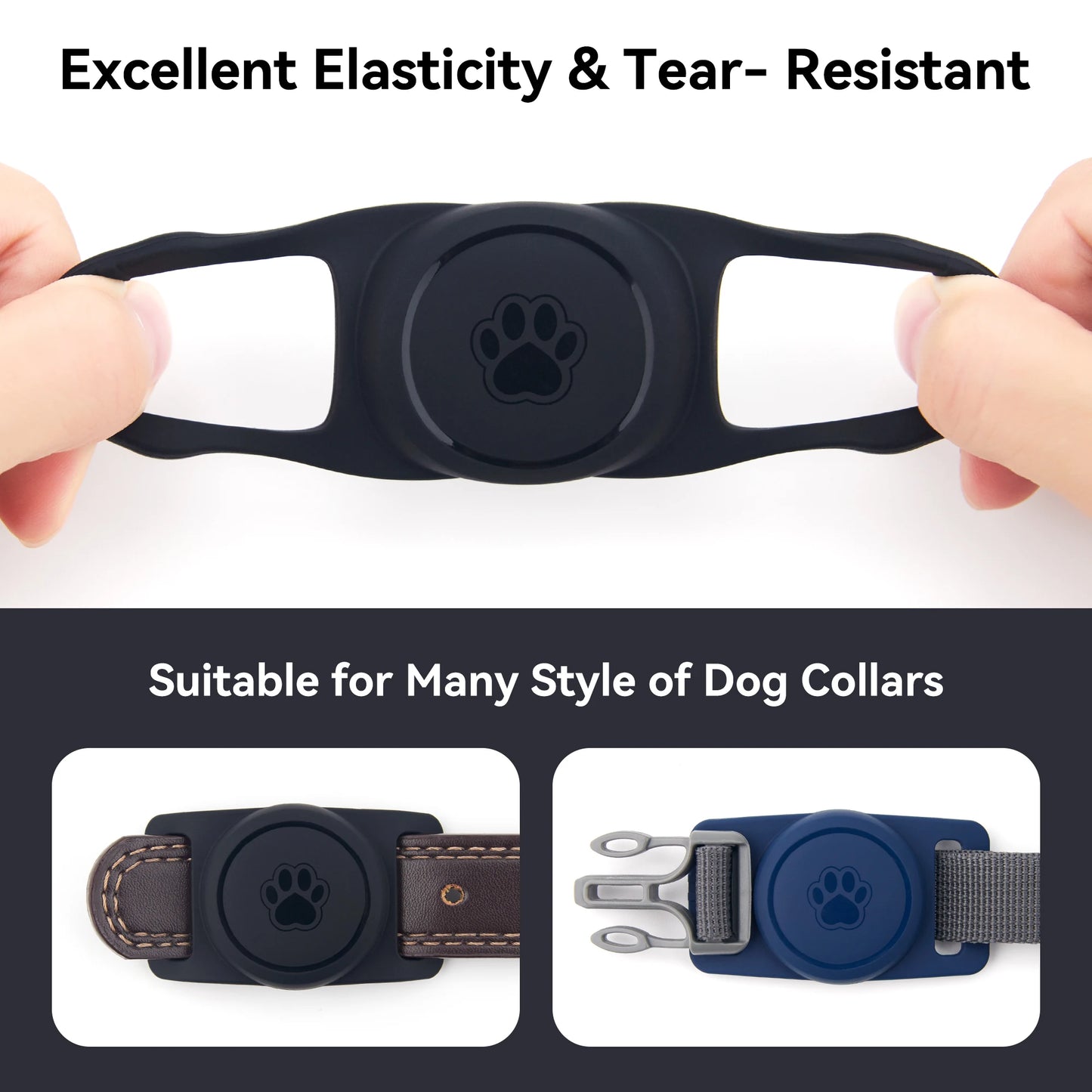 Silicone Airtag Collar Holder