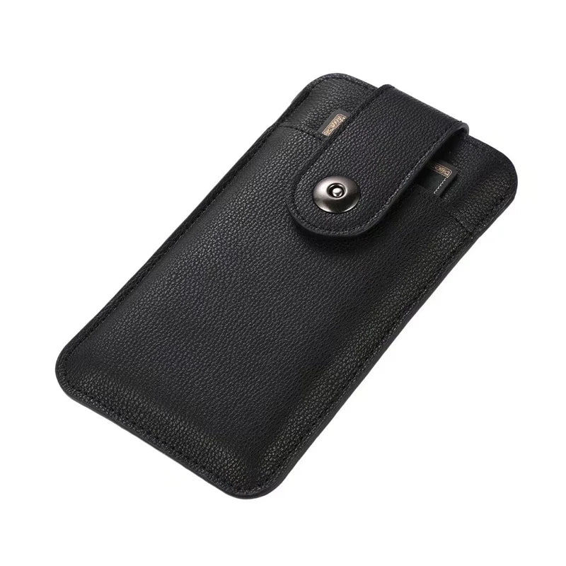 Leather Phone Pouch Waist Bag