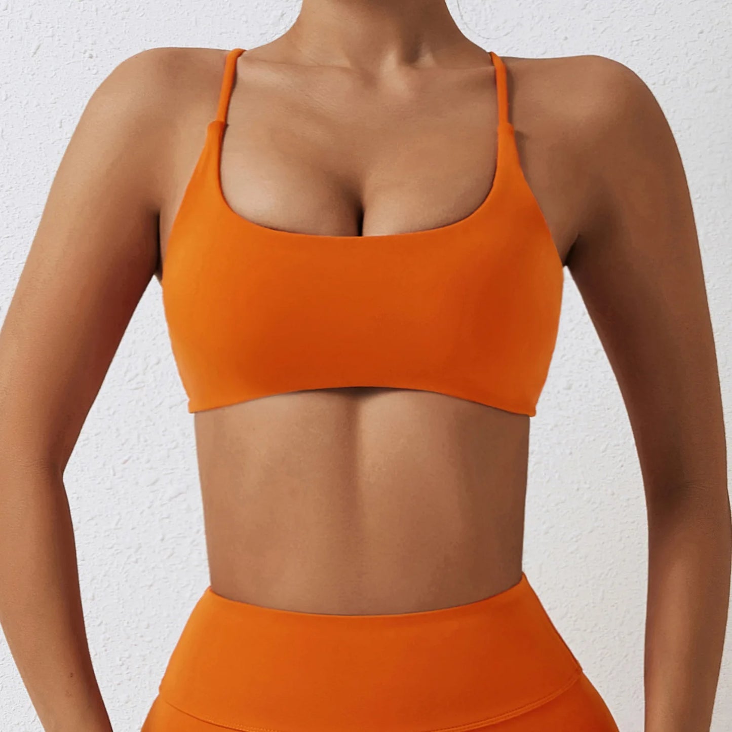 Cross Straps Sports Bra