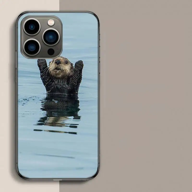 Lovely Sea Otter IPhone Case
