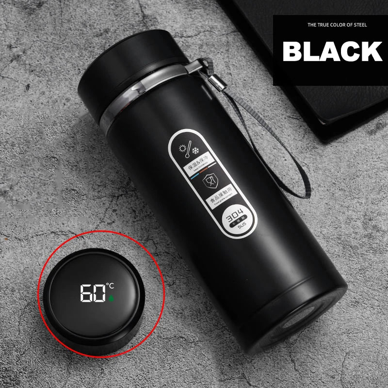 Stainless Steel  Bottle with LED Temperature Display