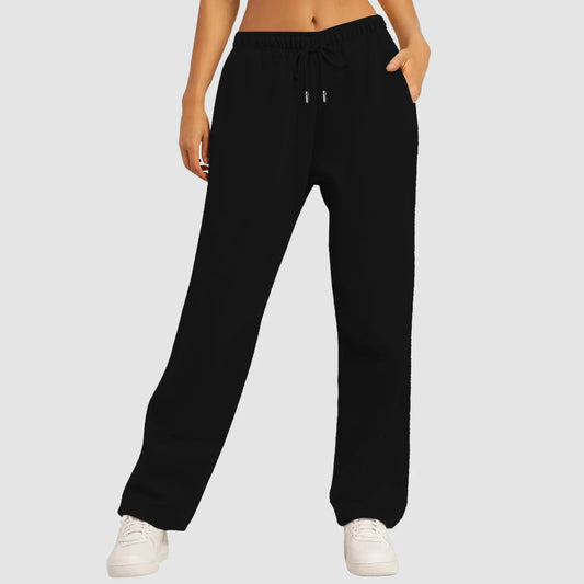 High Waisted Wide Leg Joggers