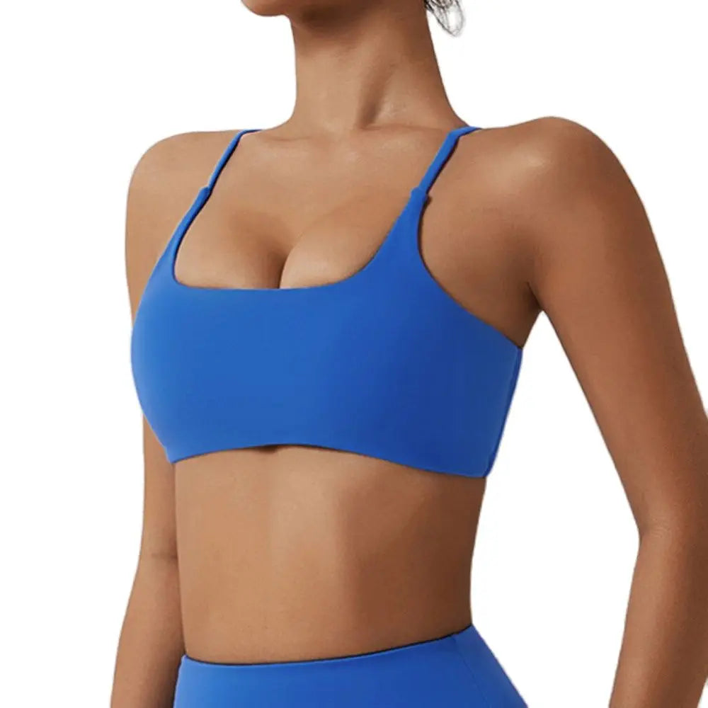 Cross Straps Sports Bra