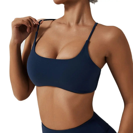 Cross Straps Sports Bra