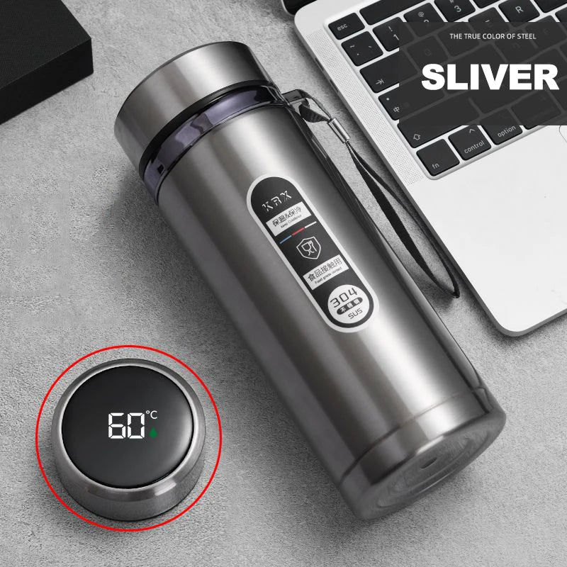 Stainless Steel  Bottle with LED Temperature Display