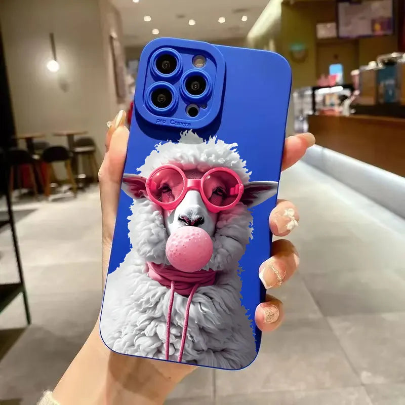 Cute Sheep Pattern Phone Case