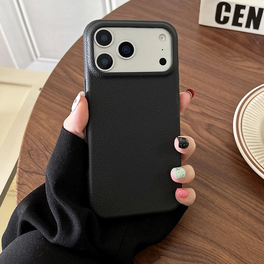 Luxury Leather Texture Phone Case