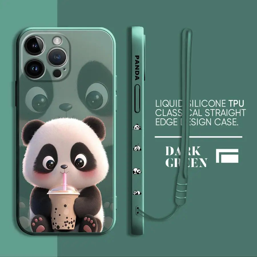 Cute Panda Phone Case