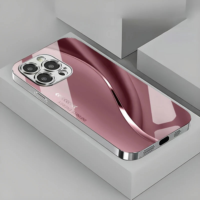 Stylish Curve Electroplated Phone Case